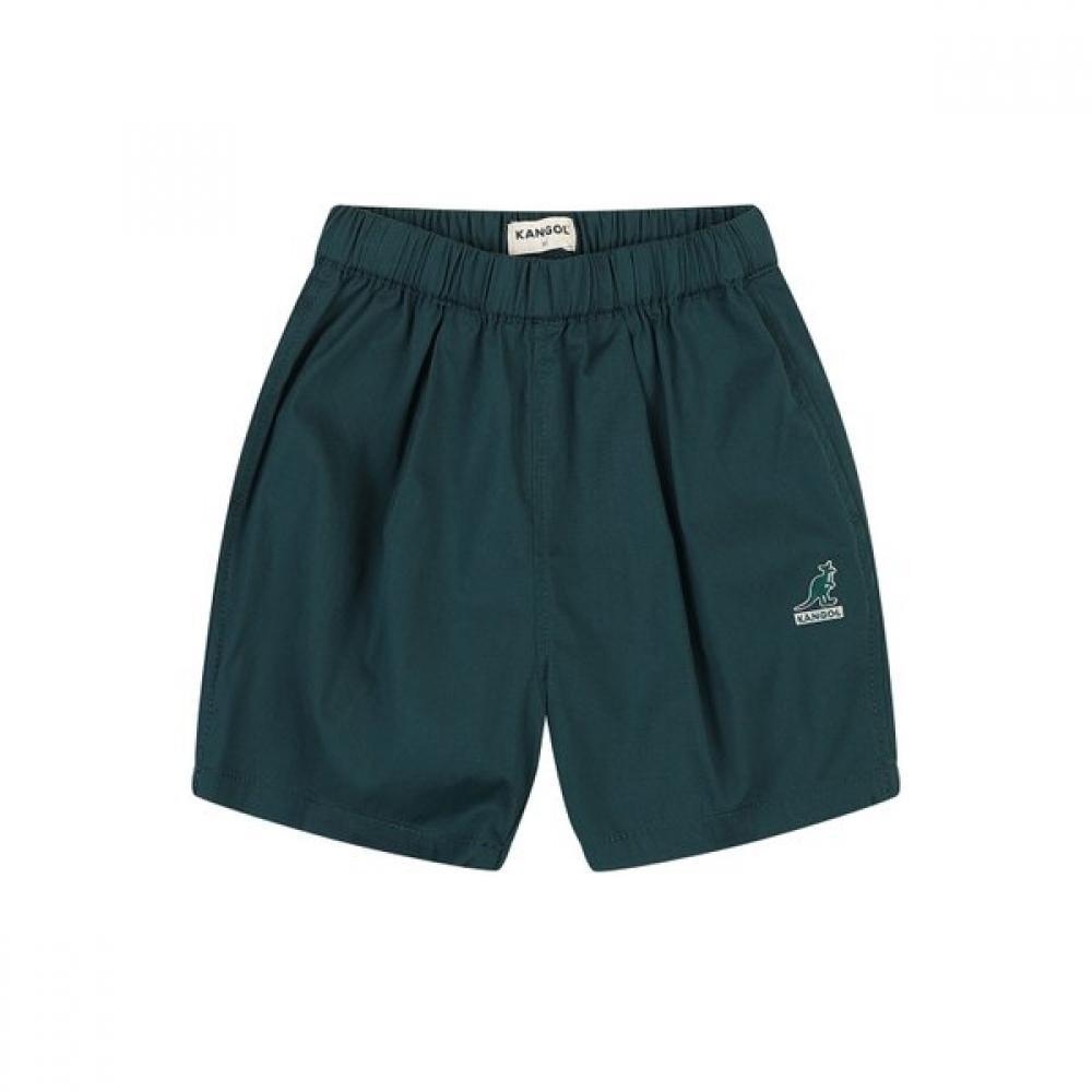 Kangol Kids Cotton Banding Shorts Dark Green  Bsbcpt0d110dn dark green/080