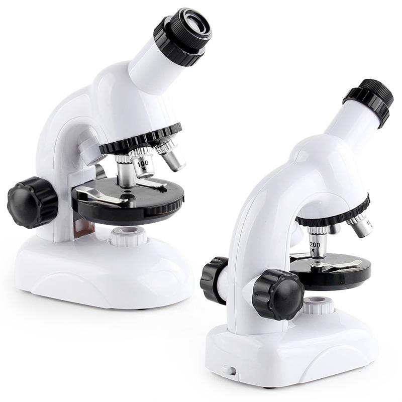 Primary School Students Experimental Equipment 1200 Times Microscope Toy Science Biological Microscope Accessories Set