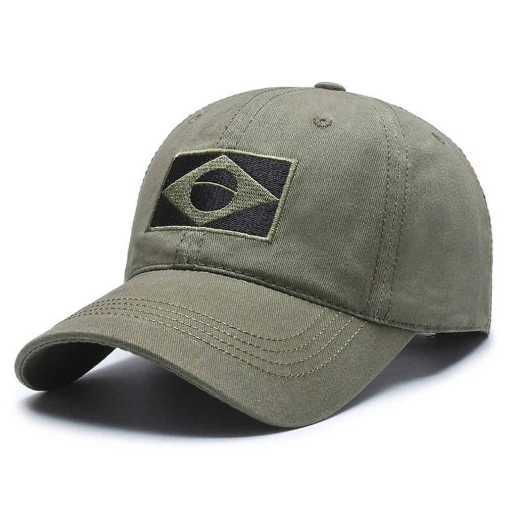 New Embroidered Baseball Cap Cotton Adjustable Men's Peaked Cap Breathable Brazilian Hats Outdoor Sports