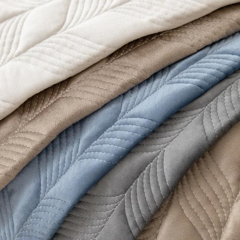 Zesílený holandský sametový polštář na pohovku Zimní žakárový teplý potah na pohovku do obývacího pokoje Protiskluzový potah na opěradlo pohovky Měkký ručník na područky