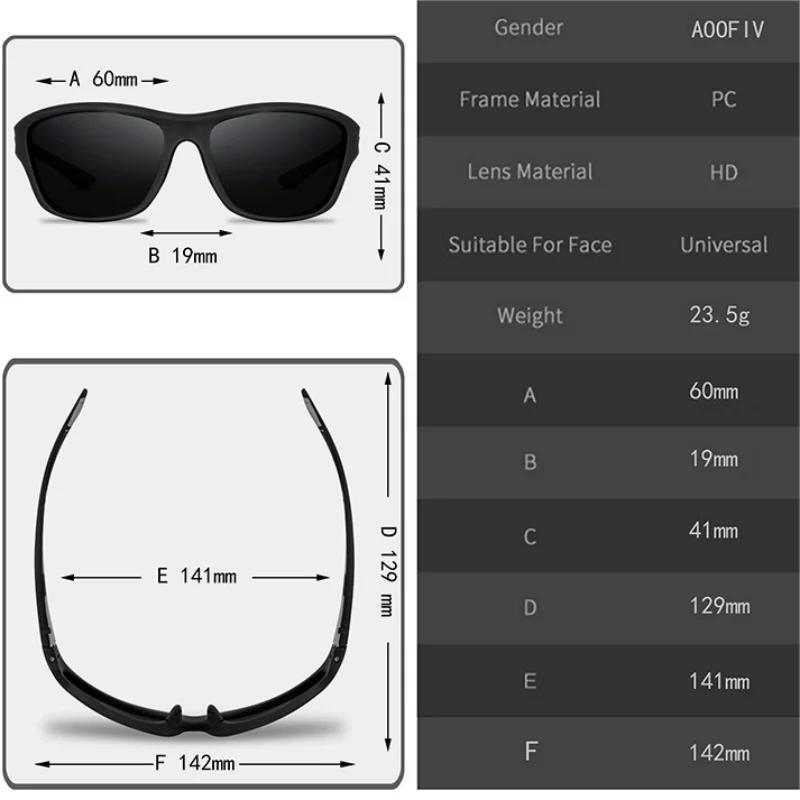 Polarized Fishing Sunglasses Sunglass Men Male Men's Driving Sunglasses Glasses for Fishing High Quality Man Apparel Sports