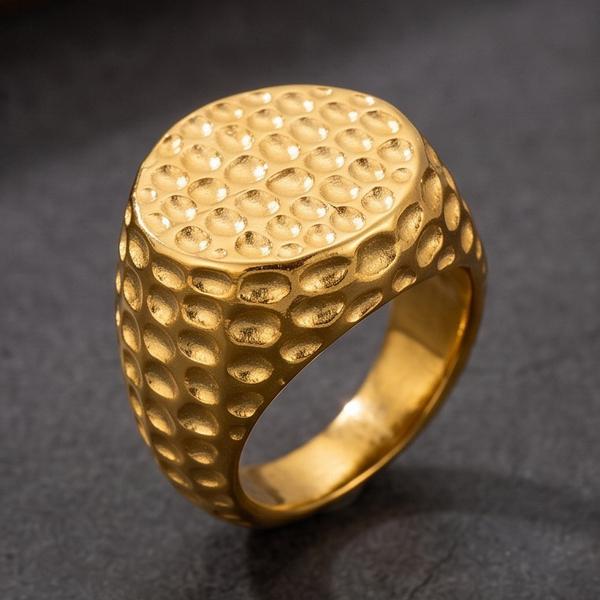 Waterproof Stainless Steel Jewelry Retro Unusual Rings for Man Never Fade Mens Ring High Quality Punk Gothic Accessories Gifts