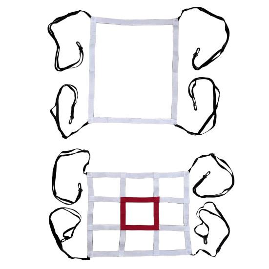 Baseball Net Strike Zone Target Adjustable Simple Installation Softball Baseball Pitching Target Training Aid