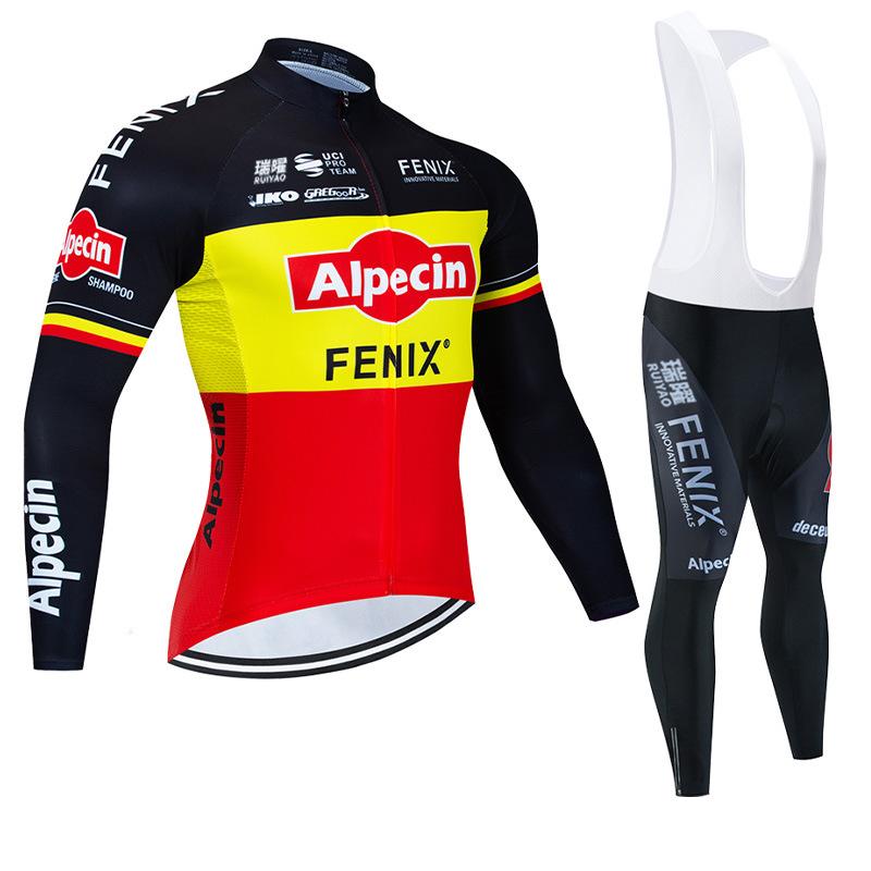 Traje de Ciclismo Transpirable Otoño 2026, Ropa de Ciclismo de Carretera Tour De France, Polar de Invierno Secado Rápido Protector Solar, Ropa de Ciclismo para Hombre