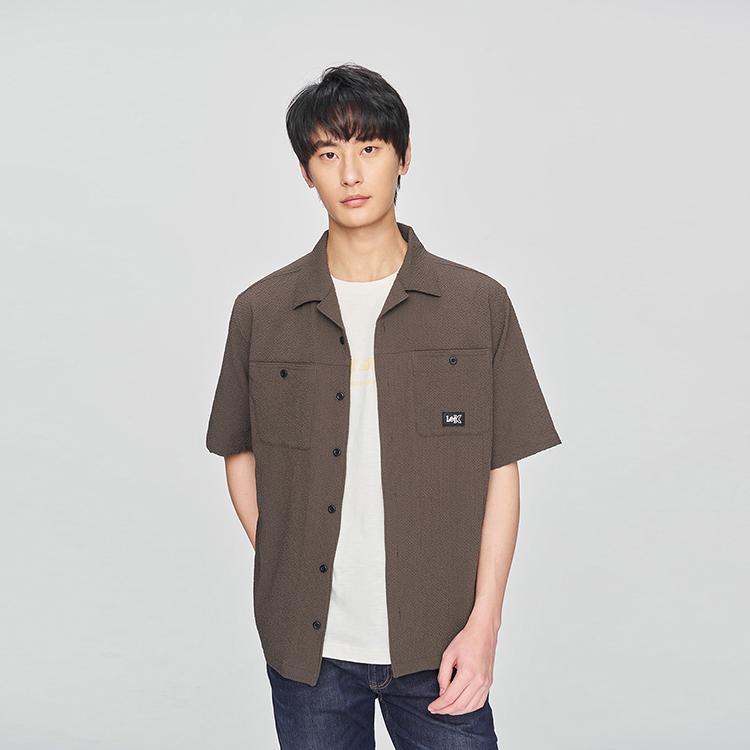 Lee Shirts Men's Lapel Moderate LMT009798207648A08004