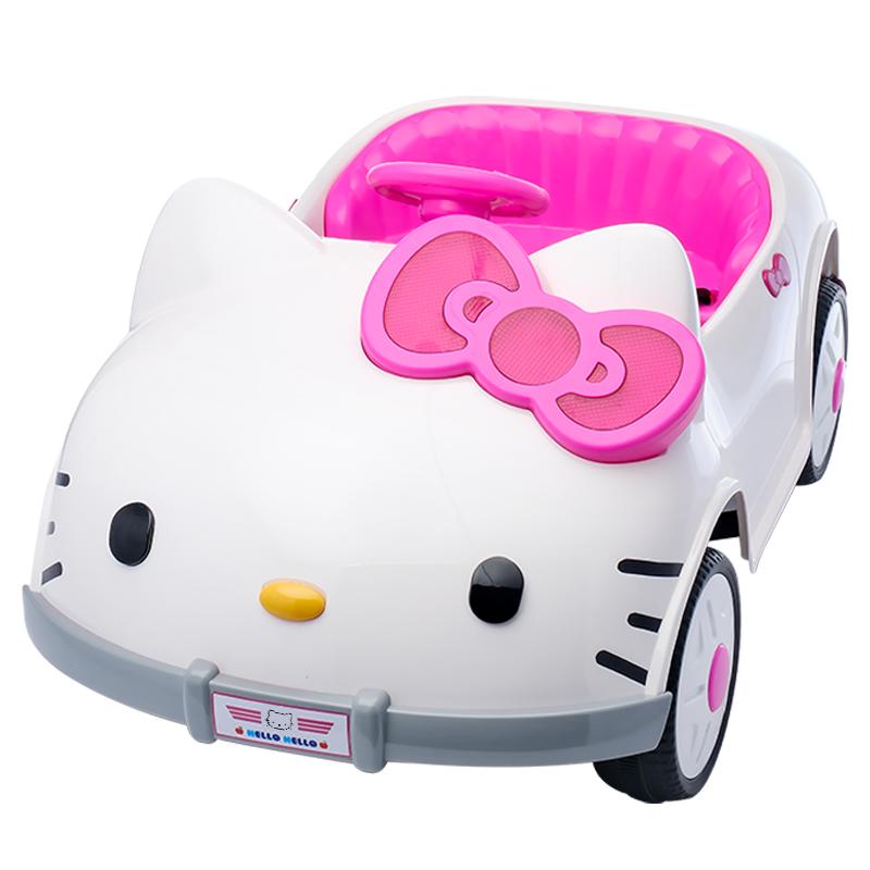 Hello Kitty Children's Electric Four-Wheel Ride-On Car with Remote Control