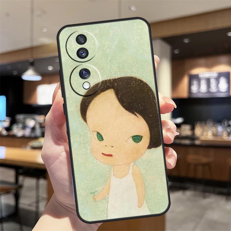 Étui Yoshitomo Nara Pour Honor Magic 5 6 7 8 Pro Honor 200 400 50 70 90 Lite X8b X8c X9b X9c X9d Win RT Housse