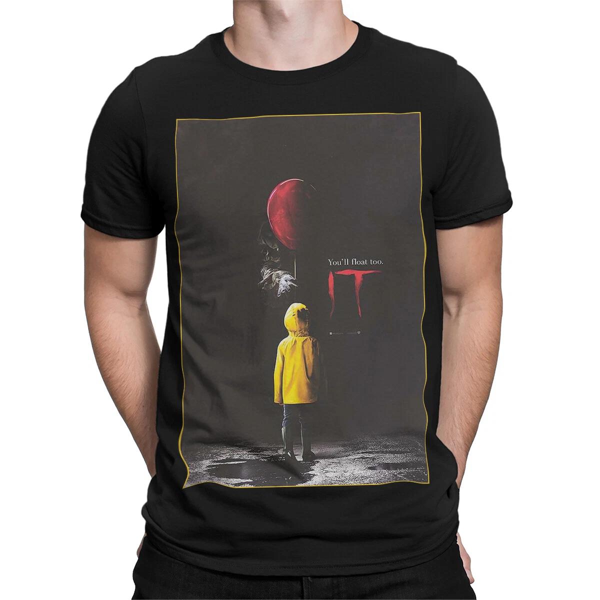 

Youll Float Too IT Movie Red Balloon Horror Film Mens T-Shirt Womens Tee M