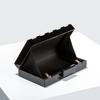 Women'S Single Shoulder Oblique Span Bag, Striped Splicing Acrylic Bag, Fashion Wedding Dinner Clutch Bag