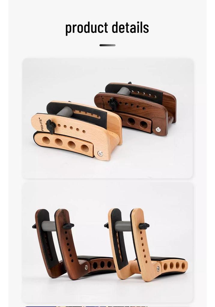 Supporto per Gamba per Chitarra Elettrica e Basso Ergonomico Staffa Regolabile
