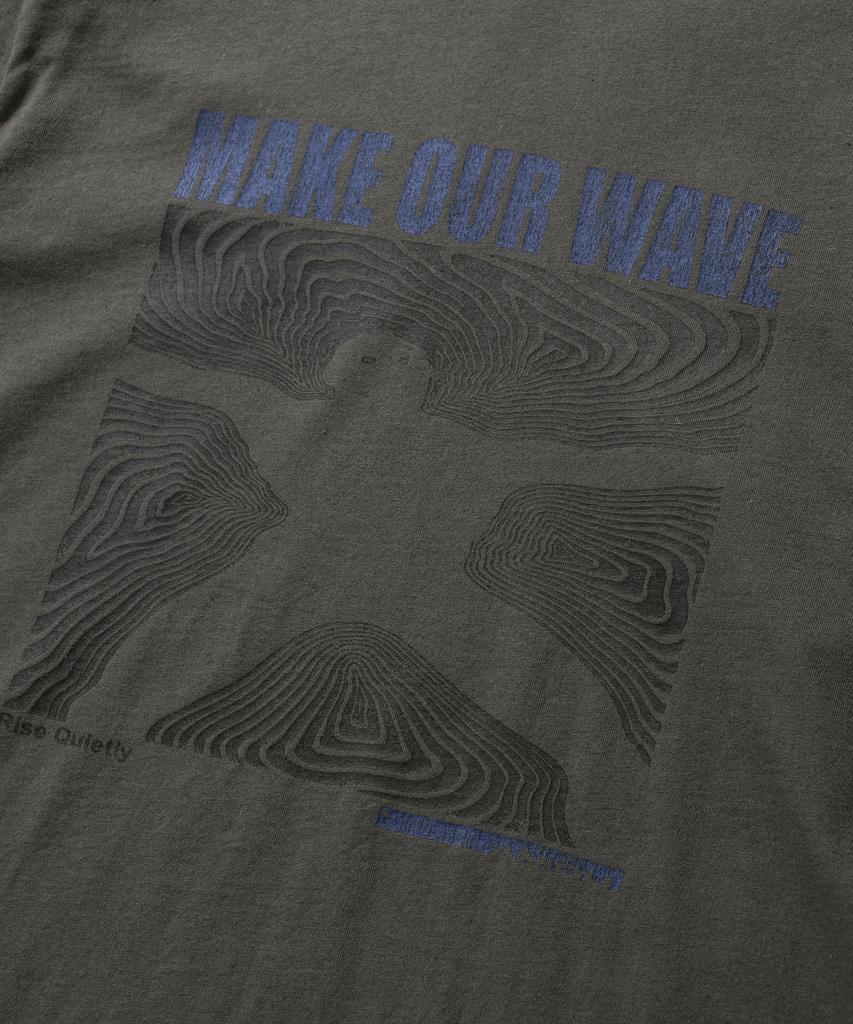 AMOU Wave Man Long Sleeve Charcoal