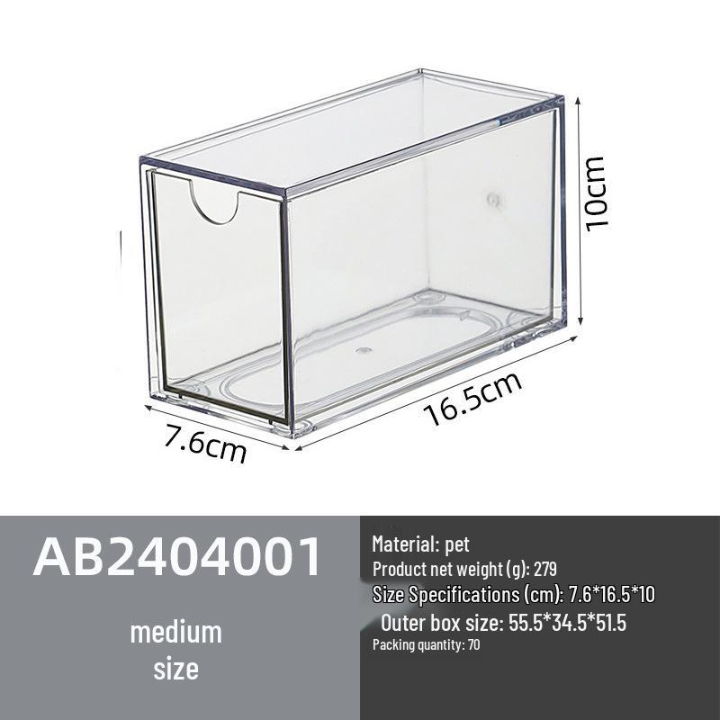 Grenzüberschreitende Sonnenbrillen Acryl Aufbewahrungsbox: Mehrschichtiges Desktop-Schubladen-Ausstellungsregal Staubdichtes Regal