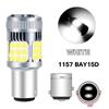 1Piece 1156 P21W BA15S BAU15S 1157 P21/5W BAY15D Super Bright CANBUS LED Bulb Car Brake Light Turn Signals Auto Reverse Lamp
