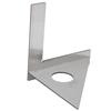 Stainless Steel Woodworking Right Angle Gauge 90/45 Degrees Carpenter Measuring Ruler