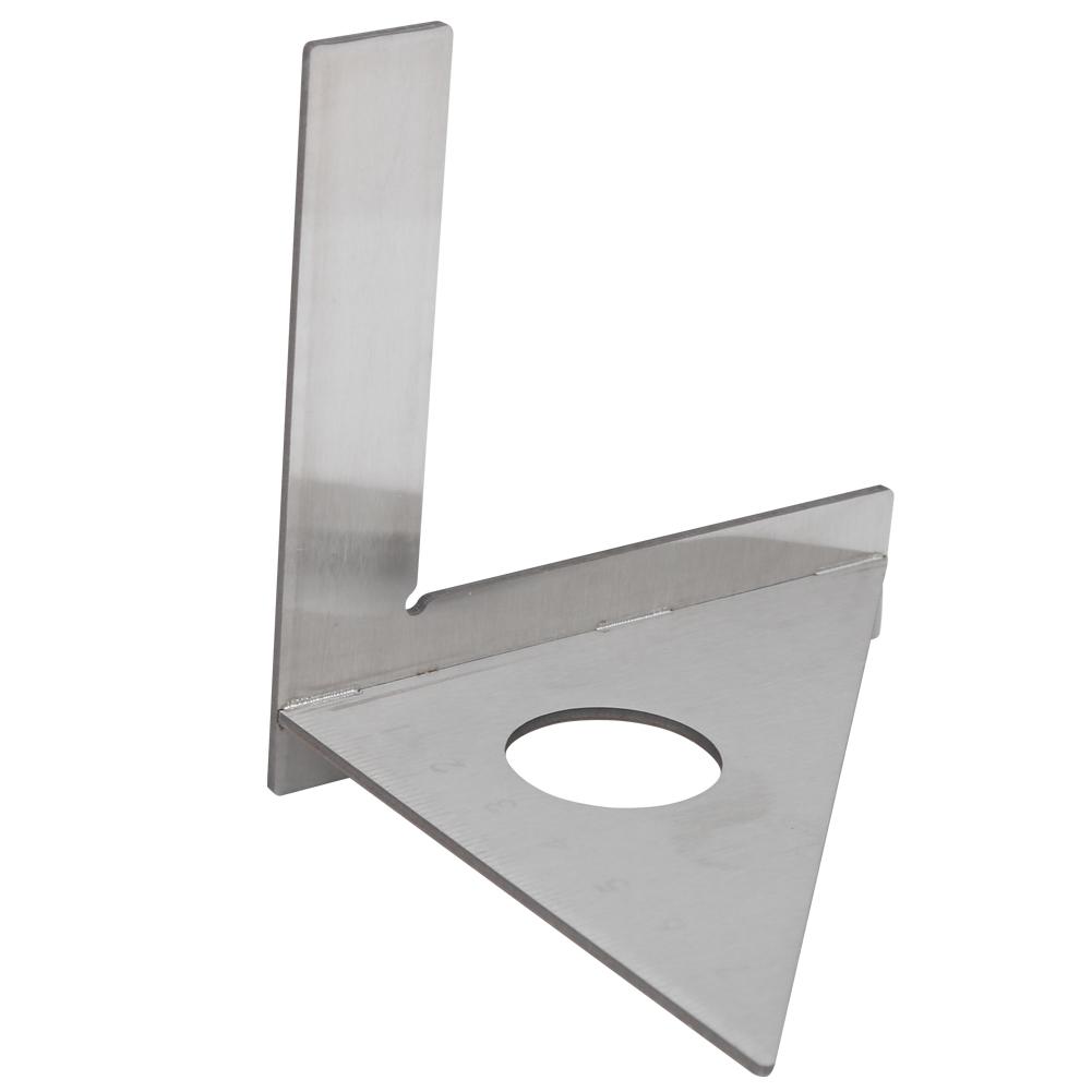 Stainless Steel Woodworking Right Angle Gauge 90/45 Degrees Carpenter Measuring Ruler