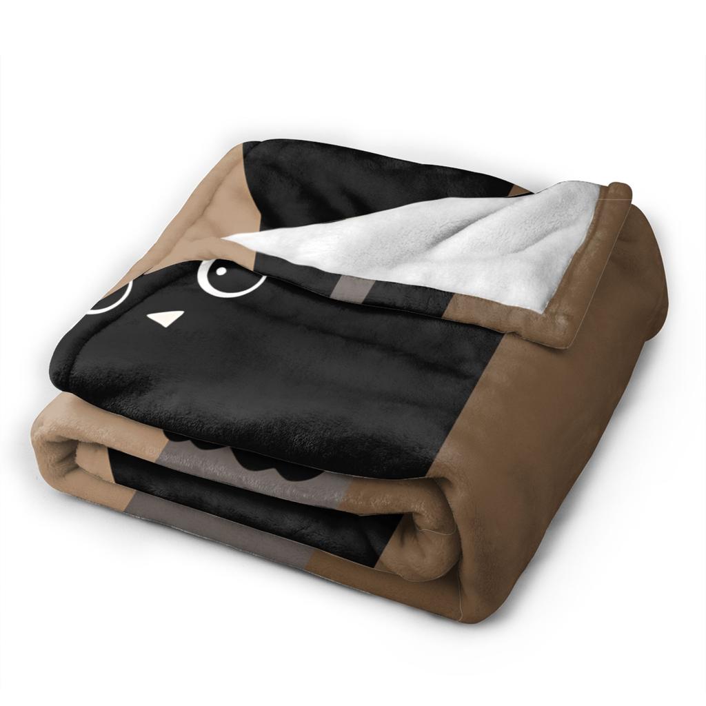 Whimsical Reading Cat Flannel Blanket Autumn Soft Durable Throw Blanket for Boy Girl Couch Bed Fashion Bedspread Sofa Bed Cover