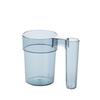 Chahua 300mL Glass Toothbrush & Rinse Cup with Slot
