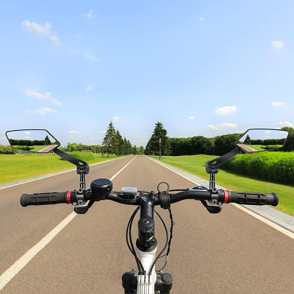 Safe 360° Rotatable Bike Mirror Foldable Accessories Motorcycle Rearview Mirror Reflector Rotate Bicycle Mirrors