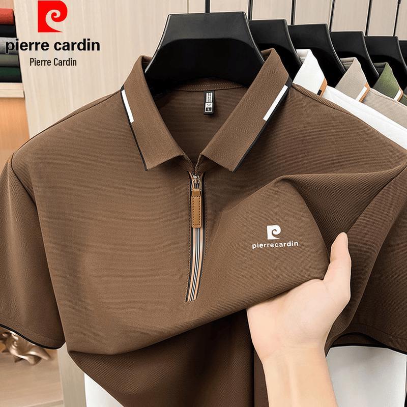 Pierre Cardin Men's Summer Half-Zip Polo Shirt