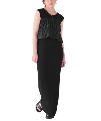 Titibait Camisole and Bustier Knit Black Set, Lamé Dress, AFXP4352, Women's, Medium,