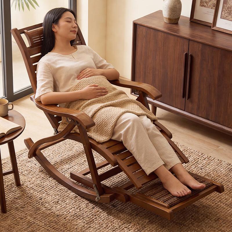 ZISIZ Foldable Rocking Recliner Chair