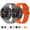 Silikon Armband Sport für Samsung Galaxy Watch 8 40mm 44mm Uhrenarmband Ersatz für Galaxy Watch 8 Classic Wasserdichtes Armband