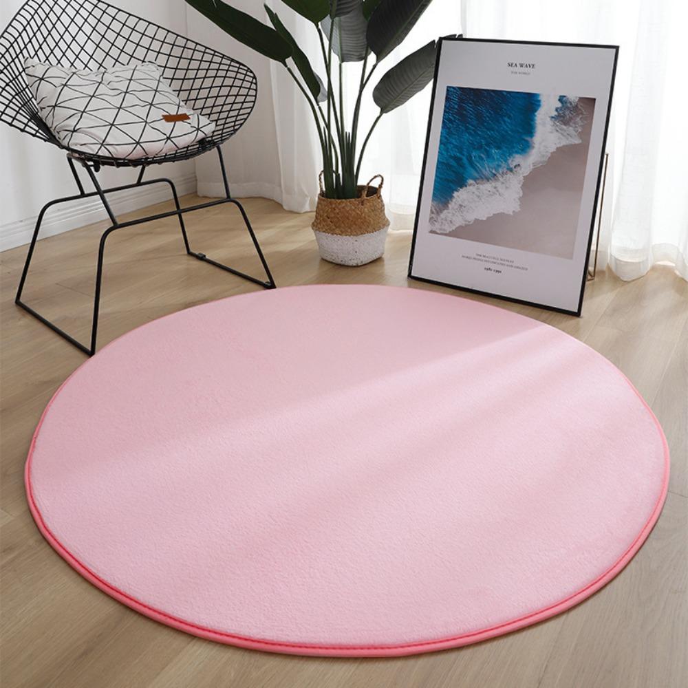 Soft Plush Living Room Rugs Non Slip Furry Carpet Round Carpet  For Living Room Home Decor Bedroom