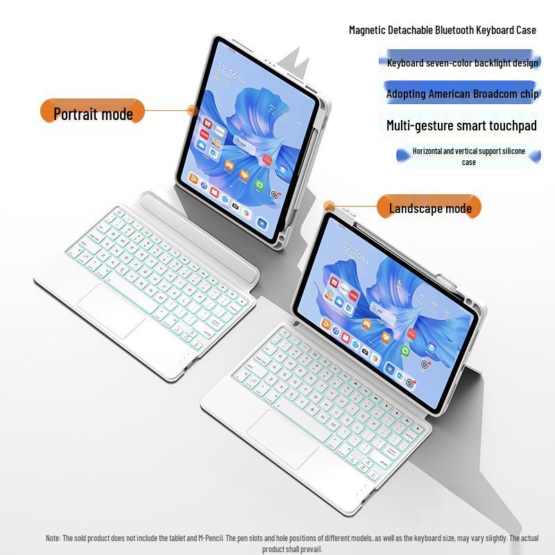 Compatible Huawei MatePad Air 12/Pro 12.2/11.5s Magic Keyboard Bluetooth Case