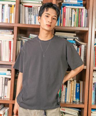 QUTON Essential Pigment Oversized Short Sleeve T-Shirt 3 Colors