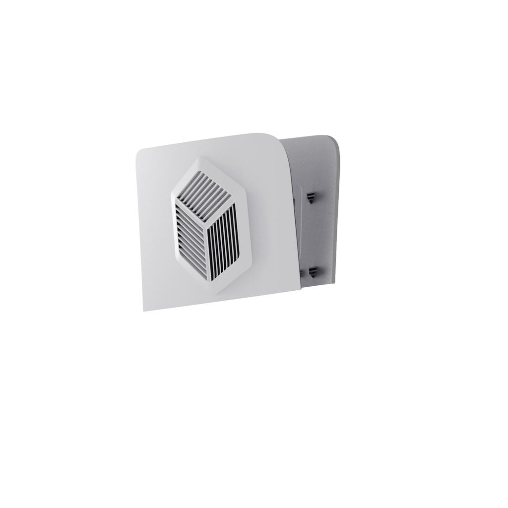 Čelní panel konzole PS5 Slim, levý a pravý horní kryt, bílý náhradní boční kryt s chladicími otvory, prachotěsné krycí desky z ABS plastu