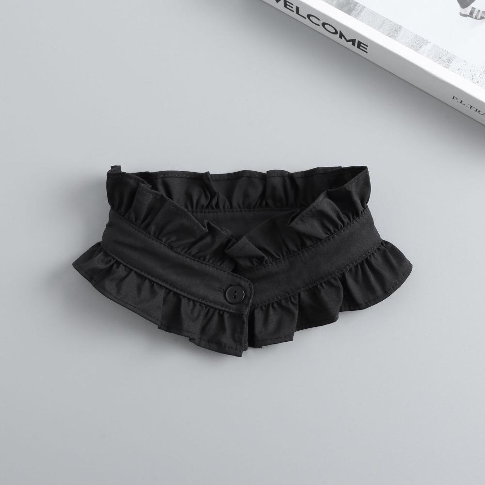 Рубашка Свитер Декоративные Воланы Ложный Воротник Леопардовый Съемный Воротник Женский Шарф на Шею Женщины 2