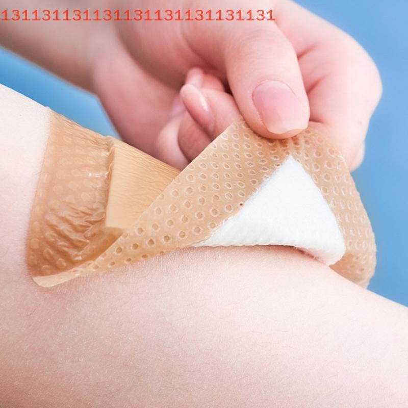5 Sizes Pressure Ulcer Patch for Bedridden Patients Foam Dressing Waterproof Sterilized Wound Bandage with Border