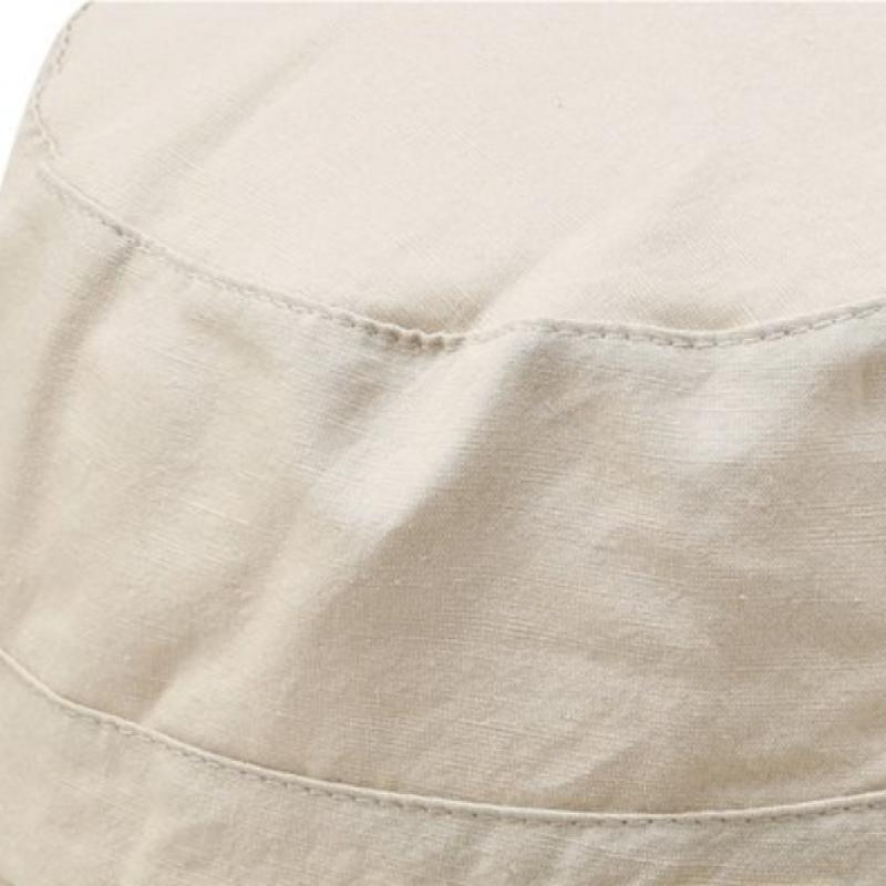 Daks Ivory Check Bicolor Cotton Linen Bucket Hat Dbhe3e123i2