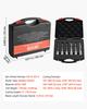 VEVOR Annular Cutter Set, 6 pcs Weldon Shank Mag Drill Bits Kit, 50.8 mm Cutting Depth,6.35 mm to 14.28 mm Cutting Diameter, HSS