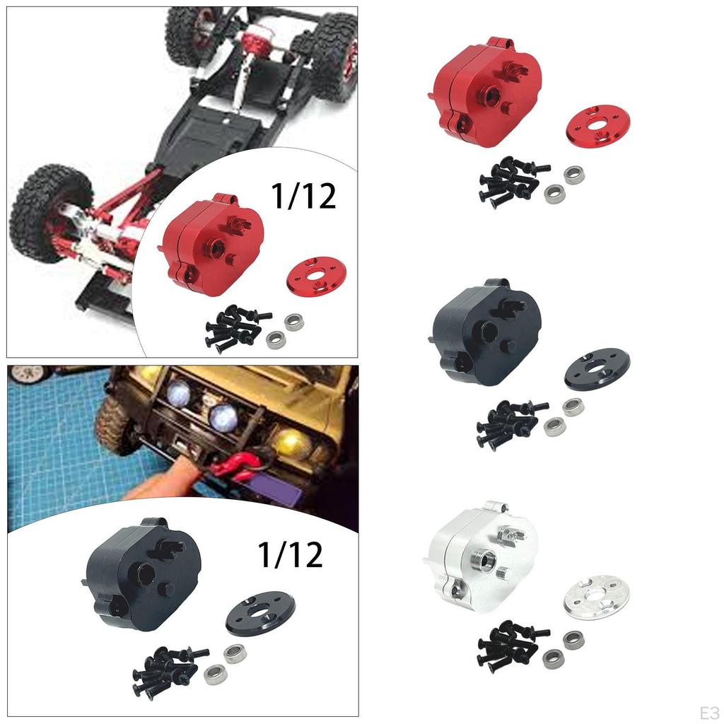 Aluminum Cover for RC Gear Box Housing, Compatible with 99S MN168 1/12 Scale