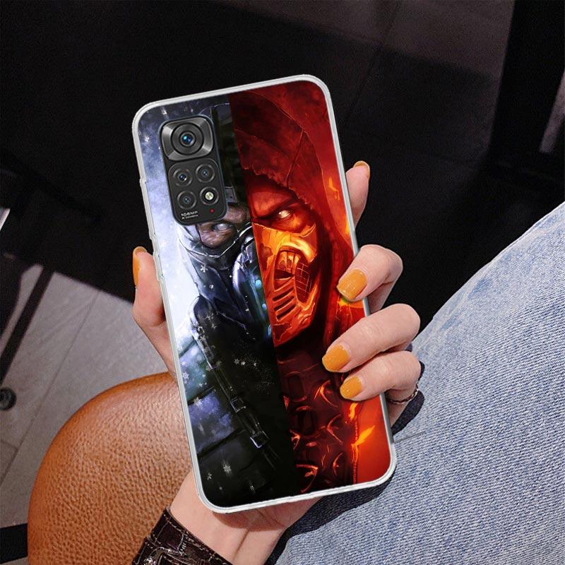 Mortal Kombat Phone Case For Xiaomi Redmi Note 15 14 13 12S 12 11 Pro Plus 14S 11S 11E 10 10S 11T 5G Personalized Cover Redmi No