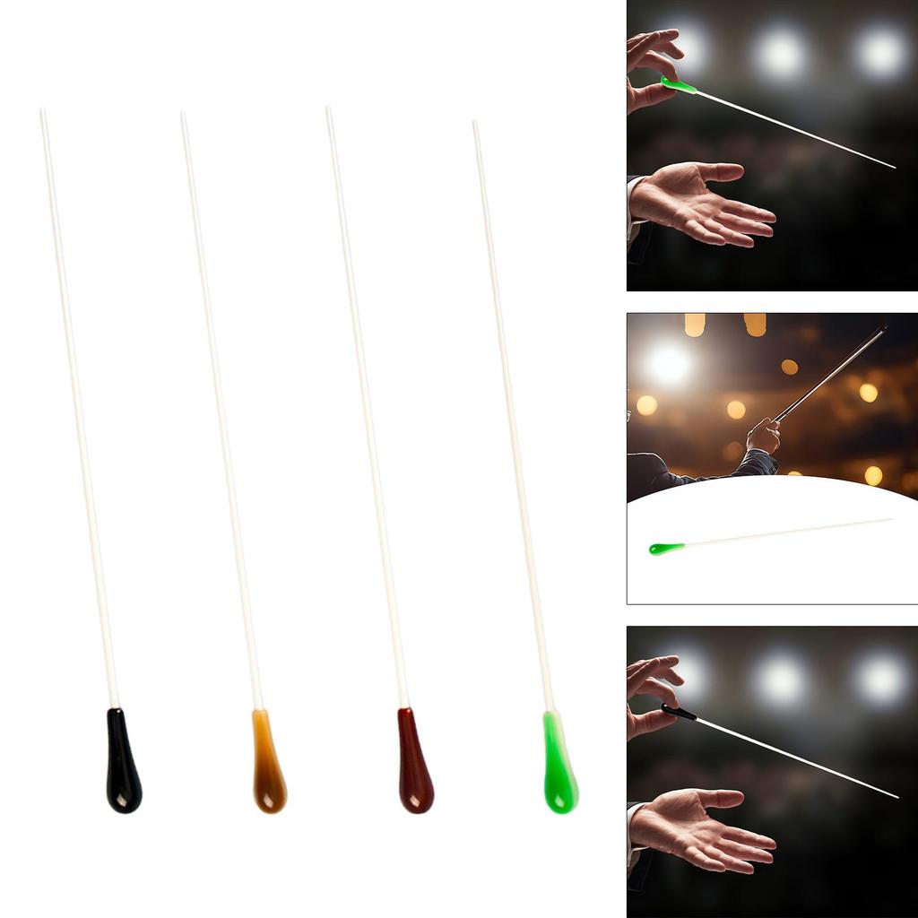 Music Conductor Baton Orchestra Baton Gift Comfortable Handle 15.16inch Length for Concert Leader Band Stage Performance