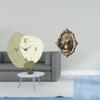 Silent Cartoon Wall Clock Resin Picture Frame Vintage Art Crafts Decorative Holder for Kitchen