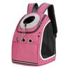 Breathable Pet Backpack for Cats & Dogs - Portable Double Shoulder Travel Bag