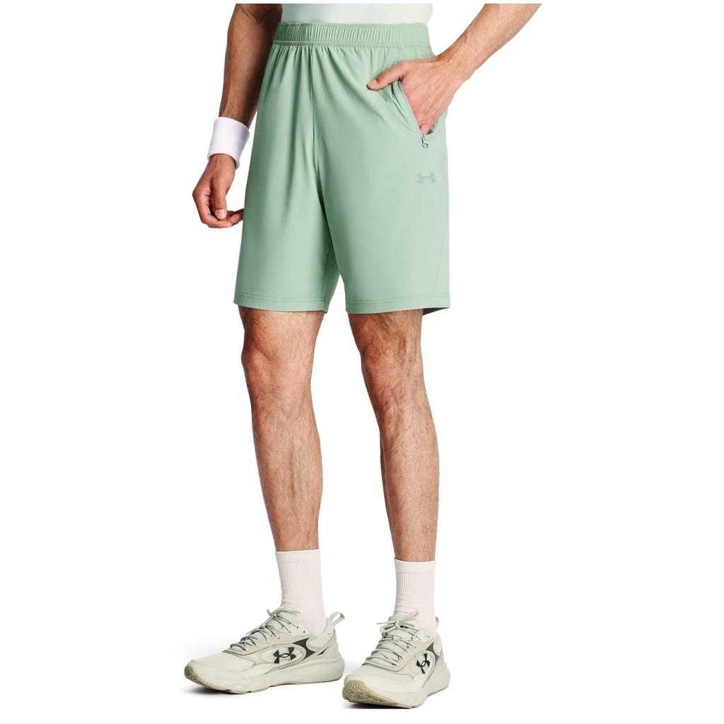 Under Armour Lightweight Outdoor Training Breathable Minimalist Fitness Running Solid Color Shorts Men shorts Lime-Green 6014378-348