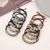 5pcs Women's Light Luxury 5pcs Water Diamond Bow Hairband High Grade Korean Hairstring