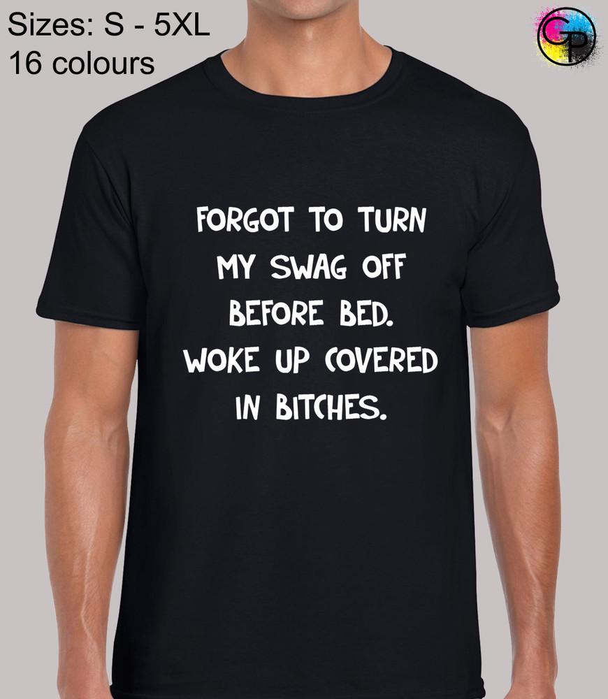 

Swag Fun Meme Funny Fashion Cool Regular Fit T-Shirt Top TShirt Tee for Men 2XL