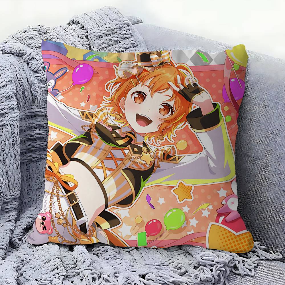 Anime H-Hagumi Kitazawa Personalized Pillow Cover Kids Bedroom Wild Party Decor Pillowcase Kid Birthday Shower Gift
