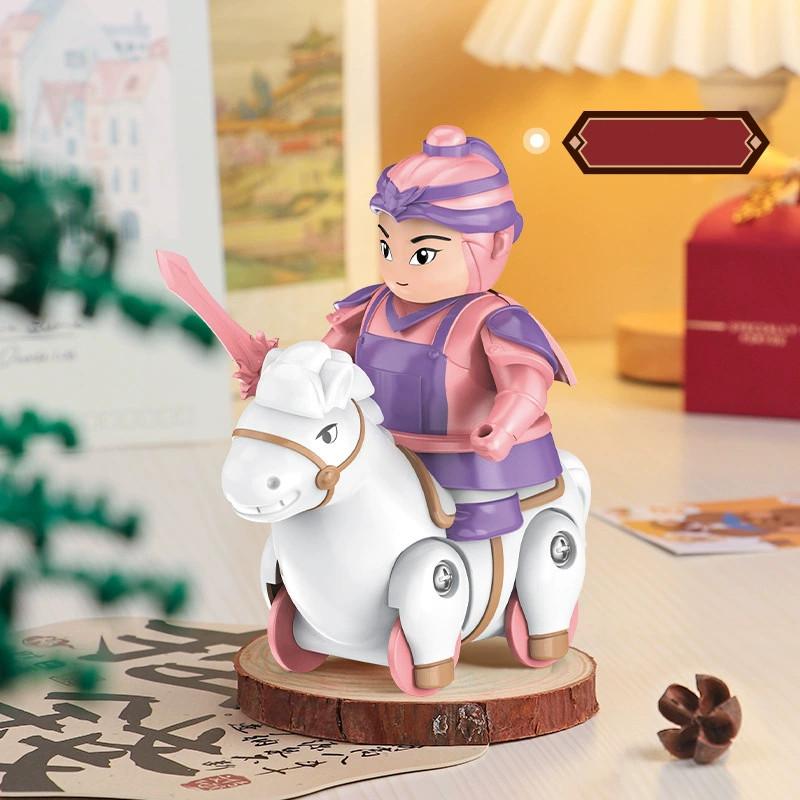 

Creative Three Kingdoms Press And Slide Toy Car For Boys And Girls Educational Play Sun Shangxiang