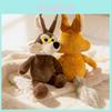 Plush Wolf Doll Big Tail Stuffed Animal For Kids Soft Toy Gift For Children