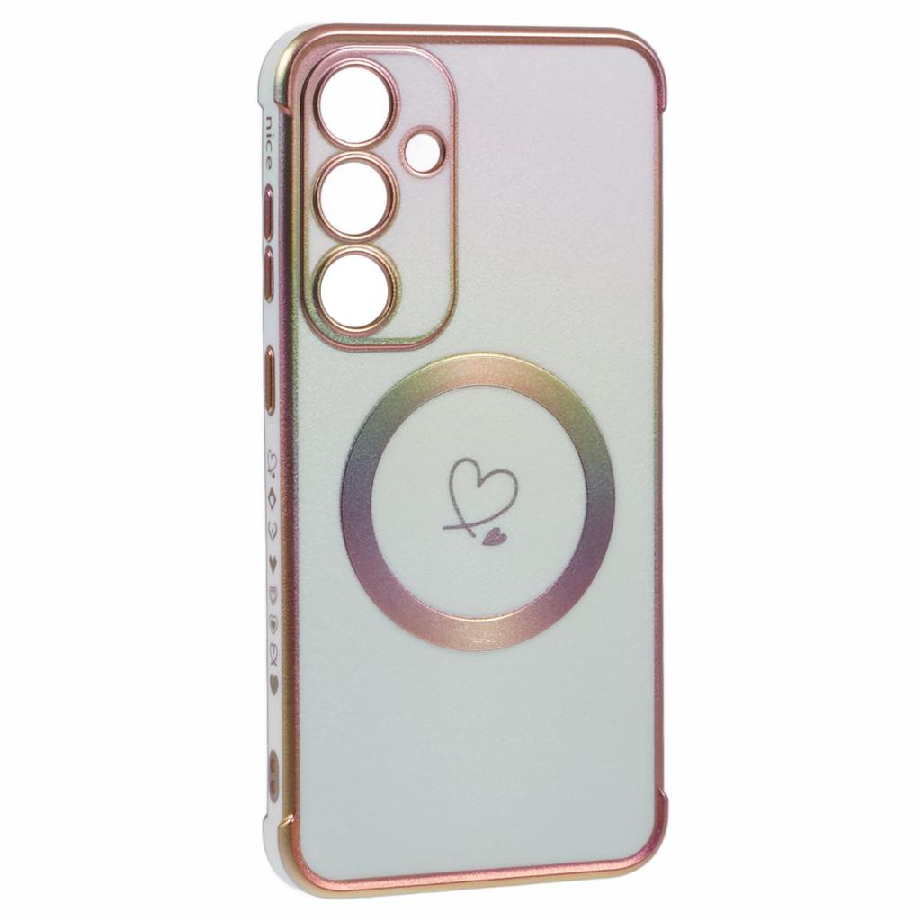 For Samsung Galaxy S23 FE Magnetic Case TPU Gradient Electroplated Phone Cover