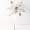 Neue 31CM Künstliche Weihnachtssternblume Glitzer Funkelnde Simulationsblumen Pailletten DIY Weihnachtsblume Weihnachtsdekoration