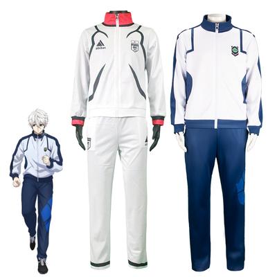 Blue Prison Jersey Jieshi One Bee Back Cosplay Sportswear Set Role Playing Suit