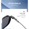 Oversized Square Punk Sunglasses Men  Luxury Brand Retro Double Beam Sun Glasses For Male Steampunk Driving Eyewear Uv400