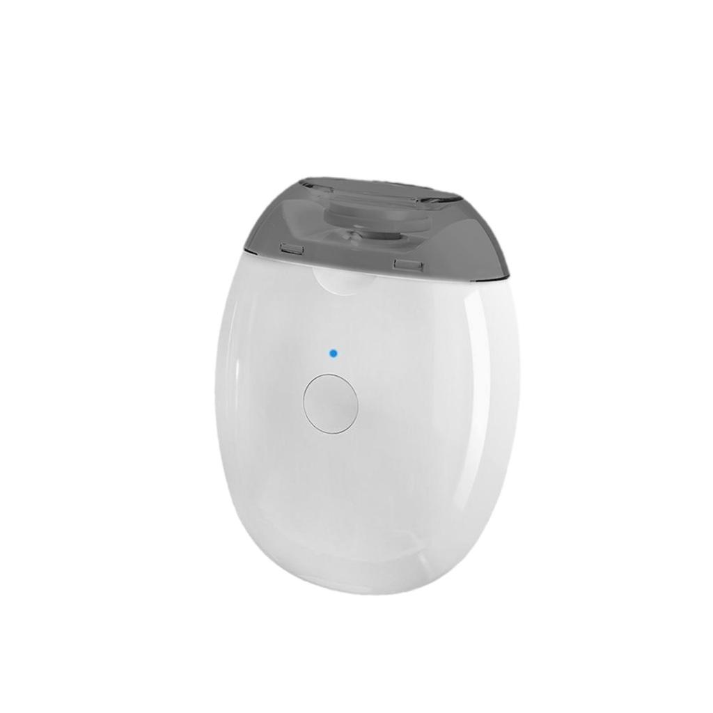 Electric Nail Cordless Automatic Fingernail Trimmer USB Cutter Scraps Storage PP Material